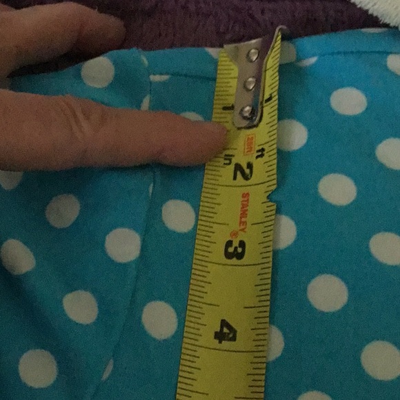 QVC Suzan Graver Style Blue & White  Polkadot Blouse - Picture 8 of 12